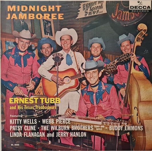 Ernest Tubb And His Texas Troubadours / Various : Midnight Jamboree (LP, Album, Mono)