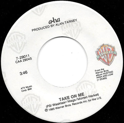 a-ha : Take On Me (7", Single, Spe)