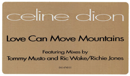 Celine Dion* : Love Can Move Mountains (12", Promo)