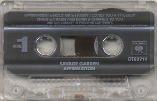 Savage Garden : Affirmation (Cass, Album)