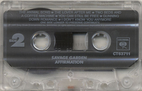 Savage Garden : Affirmation (Cass, Album)