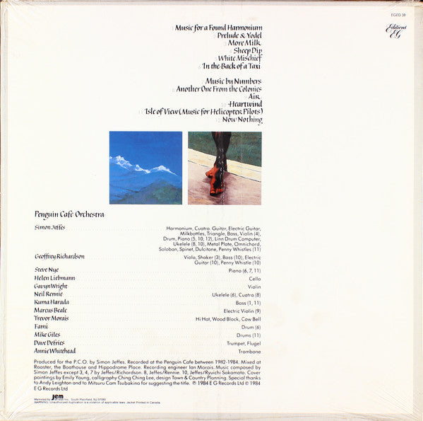 Penguin Cafe Orchestra : Broadcasting From Home (LP, Album)