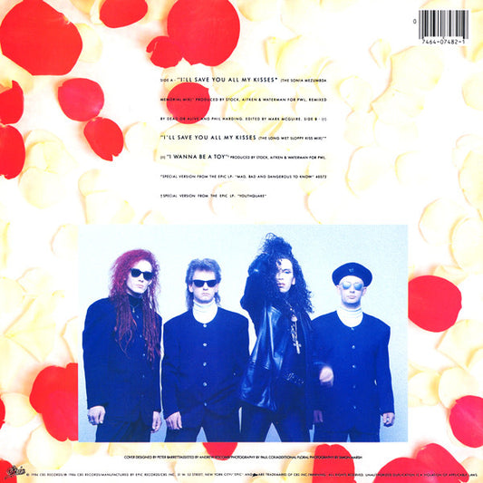 Dead Or Alive : I'll Save You All My Kisses (The Sonia Mezumbda Memorial Mix) (12", Single)