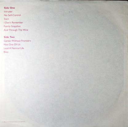 Peter Gabriel : Peter Gabriel (LP, Album, RE)