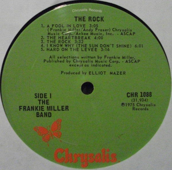 The Frankie Miller Band : The Rock (LP, Album, San)