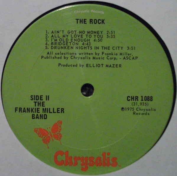 The Frankie Miller Band : The Rock (LP, Album, San)