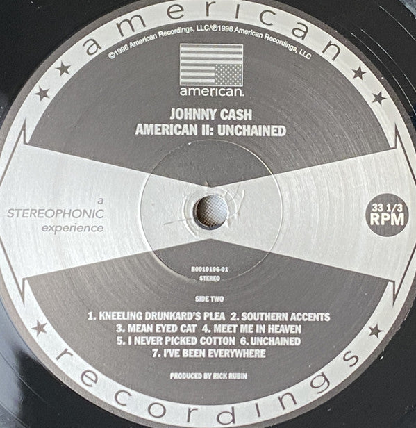 Johnny Cash : American II: Unchained (LP, Album, RE, 180)