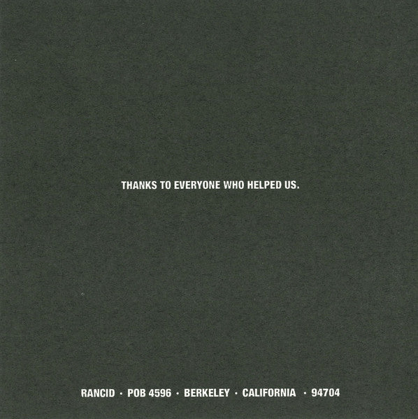 Rancid : Rancid (7")