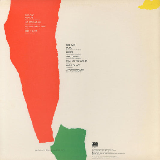 Genesis : Abacab (LP, Album, Club, YOG)