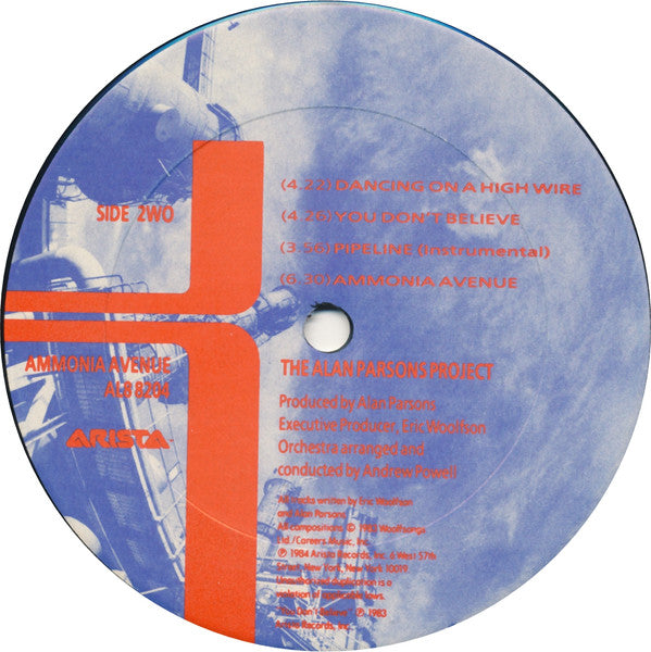 The Alan Parsons Project : Ammonia Avenue (LP, Album, Club)