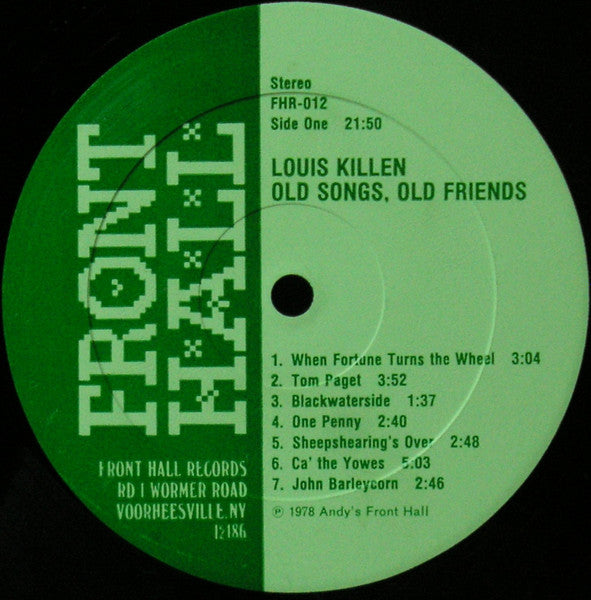 Louis Killen : Old Songs, Old Friends (LP)