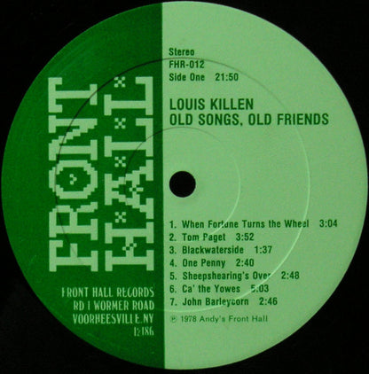 Louis Killen : Old Songs, Old Friends (LP)