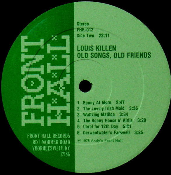 Louis Killen : Old Songs, Old Friends (LP)
