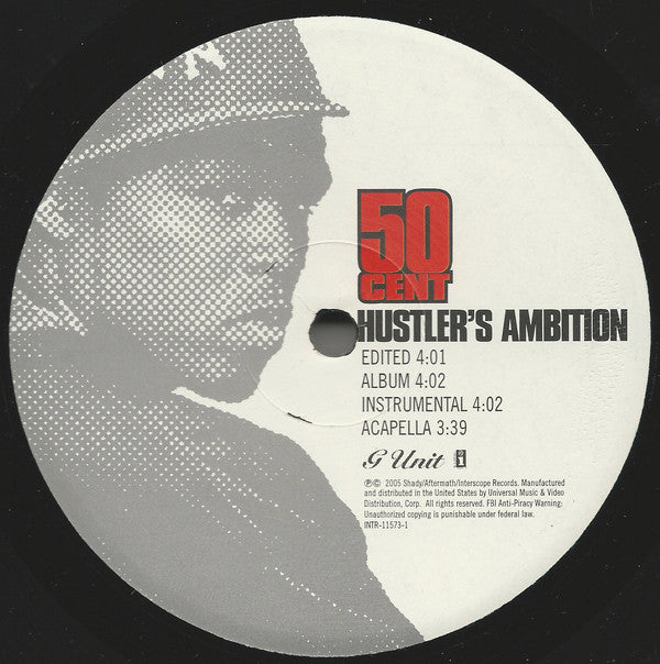 50 Cent : Window Shopper / Hustler's Ambition (12", Promo)