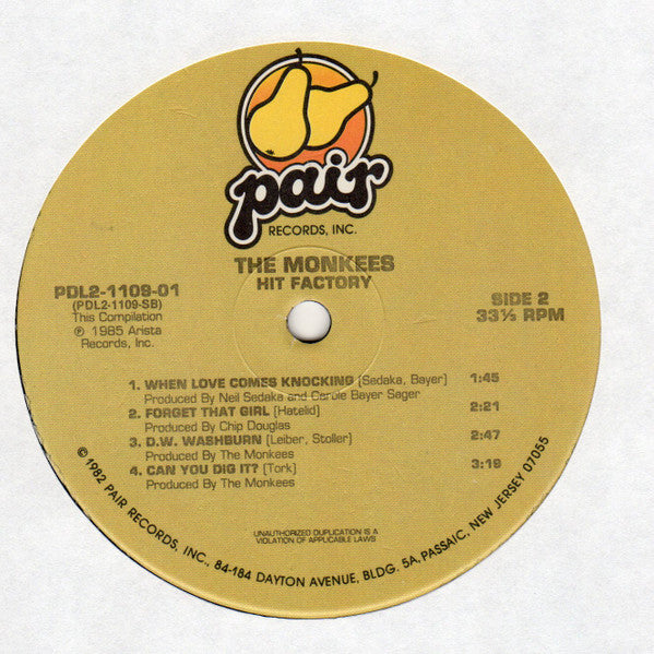 The Monkees : Hit Factory (2xLP, Comp)