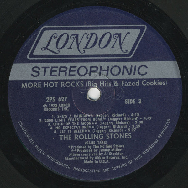Rolling Stones* : More Hot Rocks (Big Hits & Fazed Cookies) (2xLP, Comp, Glo)