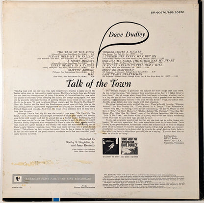 Dave Dudley : Talk Of The Town (LP, Album, Mono)