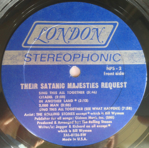 The Rolling Stones : Their Satanic Majesties Request (LP, Album, Gat)