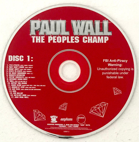 Paul Wall : The Peoples Champ (2xCD, Album, Ltd)