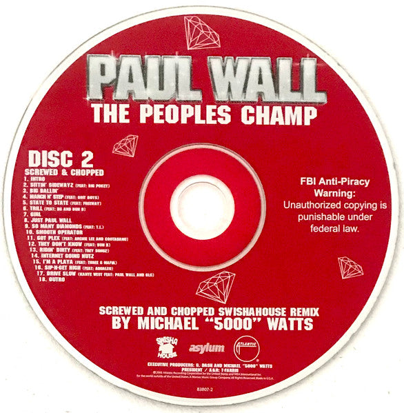 Paul Wall : The Peoples Champ (2xCD, Album, Ltd)