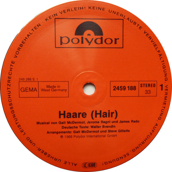 Various : Haare (Hair) (LP, RE)