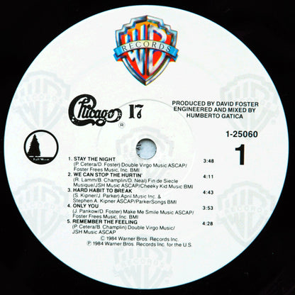 Chicago (2) : Chicago 17 (LP, Album, Ltd, Promo, All)