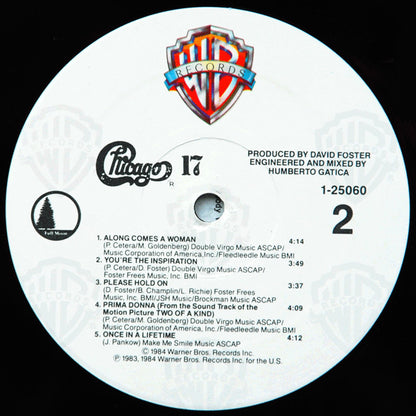 Chicago (2) : Chicago 17 (LP, Album, Ltd, Promo, All)