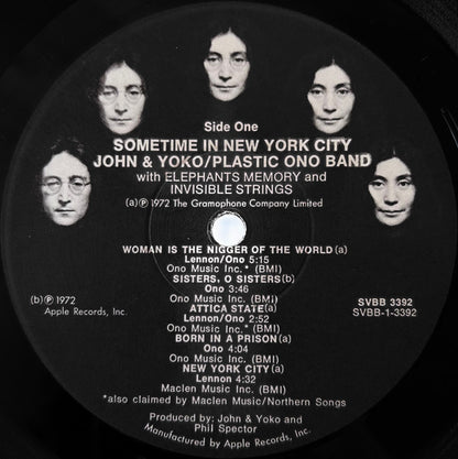 John & Yoko* / Plastic Ono Band* : Some Time In New York City (2xLP, Album, Win)
