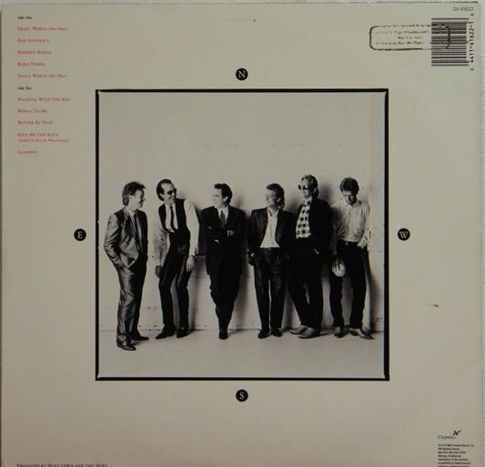 Huey Lewis & The News : Small World (LP, Album, Promo)