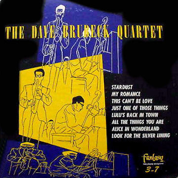 The Dave Brubeck Quartet : The Dave Brubeck Quartet (10", Comp, Bla)