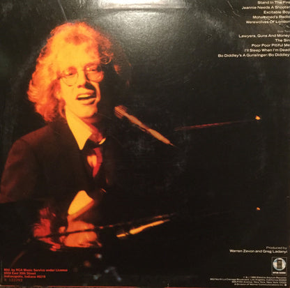 Warren Zevon : Stand In The Fire (LP, Club)