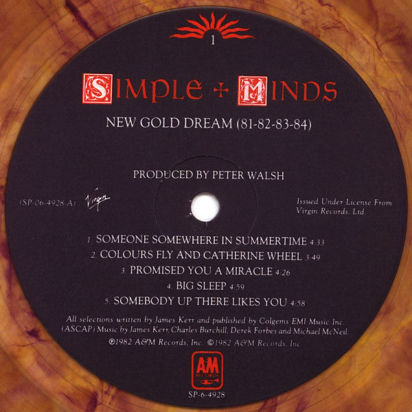 Simple Minds : New Gold Dream (81-82-83-84) (LP, Album, Ltd, Gol)