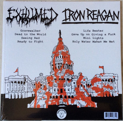 Exhumed / Iron Reagan : Exhumed / Iron Reagan (12", Ltd, RP, Red)