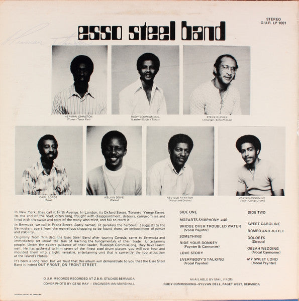 Esso Steel Band : Front Street (LP, Sil)