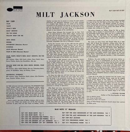 Milt Jackson With John Lewis (2), Percy Heath, Kenny Clarke, Lou Donaldson And The Thelonious Monk Quintet : Milt Jackson With John Lewis, Percy Heath, Kenny Clarke, Lou Donaldson And The Thelonious Monk Quintet (LP, Comp, RE, RM)