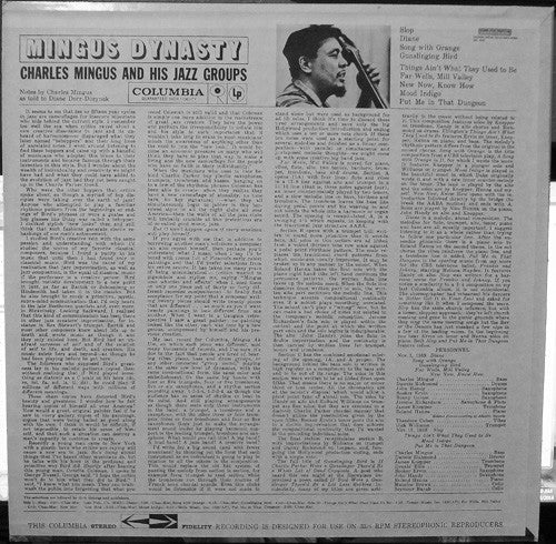 Charles Mingus And His Jazz Group : Mingus Dynasty (LP, Album, RE, Col)