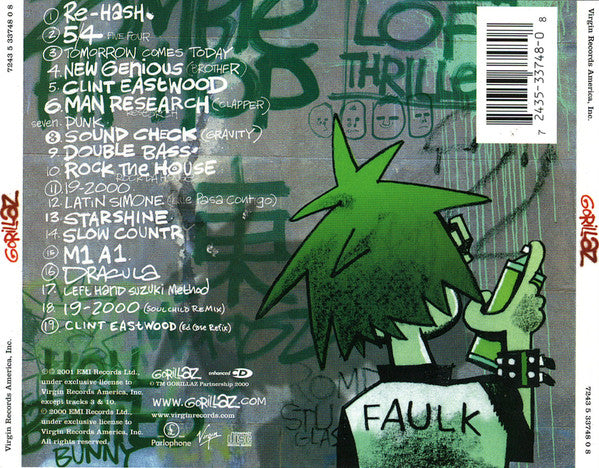 Gorillaz : Gorillaz (CD, Album, Enh, RE)