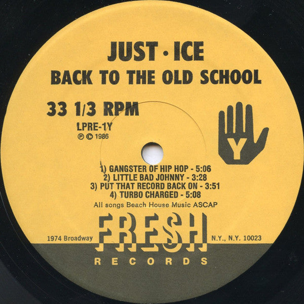 Just-Ice : Back To The Old School (LP, Album)