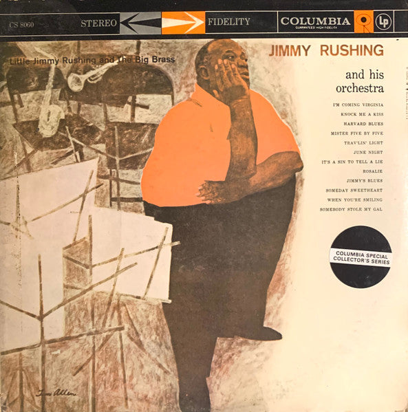 Jimmy Rushing And His Orchestra : Little Jimmy Rushing And The Big Brass (LP, Album, RE)