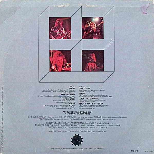 Bachman-Turner Overdrive : Bachman-Turner Overdrive II (LP, Album, Club, RCA)