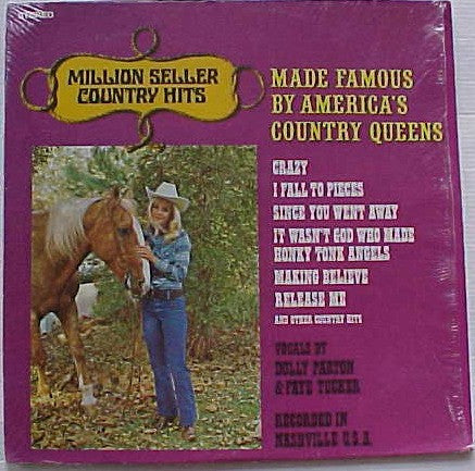 Dolly Parton, Faye Tucker : Million Seller Country Hits Made Famous By America's Country Queens (LP, Comp)