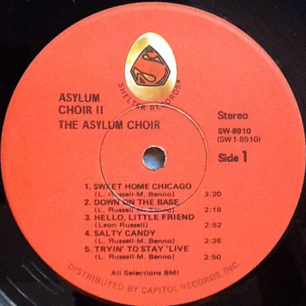 Leon Russell & Marc Benno : Asylum Choir II (LP, Album, Win)