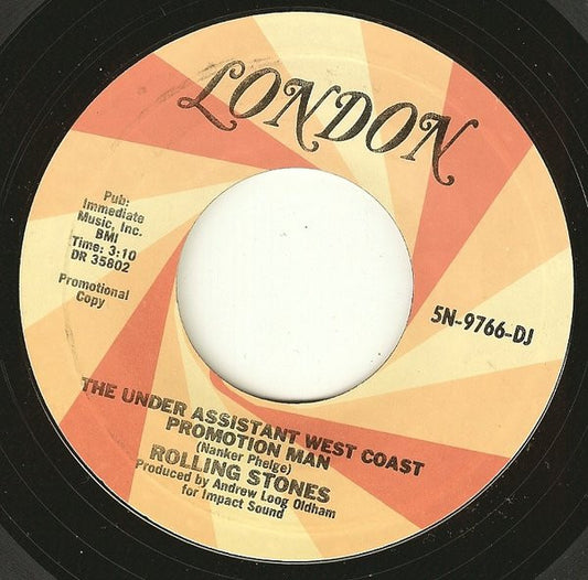The Rolling Stones : (I Can't Get No) Satisfaction (7", Single, Promo, RE)
