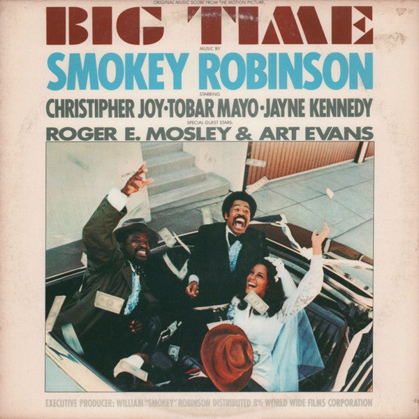 Smokey Robinson : Big Time - Original Music Score From The Motion Picture (LP, Album, Mon)