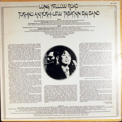 Toshiko Akiyoshi-Lew Tabackin Big Band : Long Yellow Road (LP, Album)