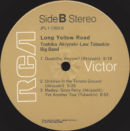 Toshiko Akiyoshi-Lew Tabackin Big Band : Long Yellow Road (LP, Album)