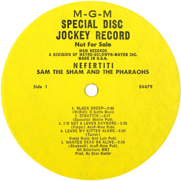 Sam The Sham And The Pharaohs* : The Sam The Sham Revue (LP, Album, Mono, Promo)