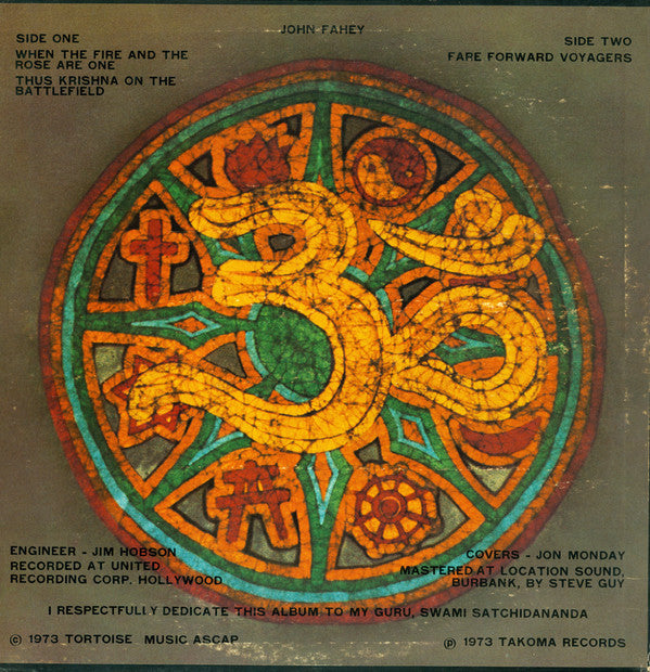John Fahey : Fare Forward Voyagers (Soldier's Choice) (LP, Album)