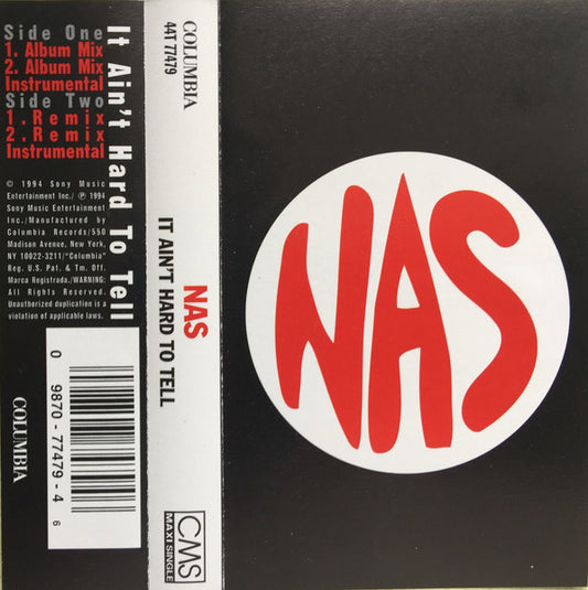Nas : It Ain't Hard To Tell (Cass, Maxi)