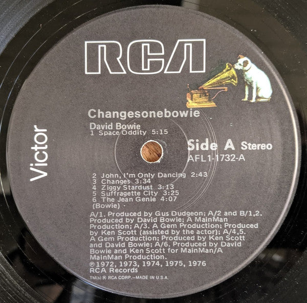 David Bowie : ChangesOneBowie (LP, Comp, RE, Ind)